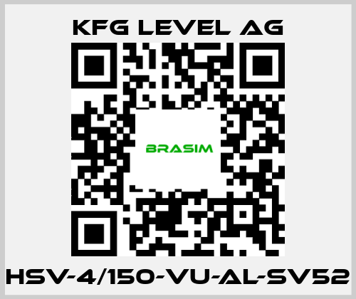 KFG Level AG-HSV-4/150-VU-AL-SV52 price