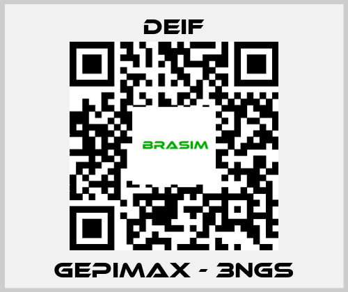 Deif-GEPIMAX - 3NGS price