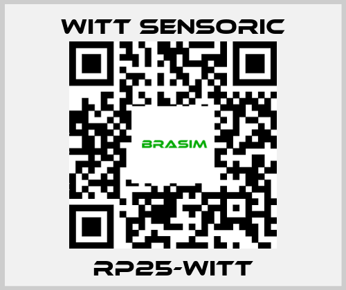 Witt Sensoric-RP25-Witt price