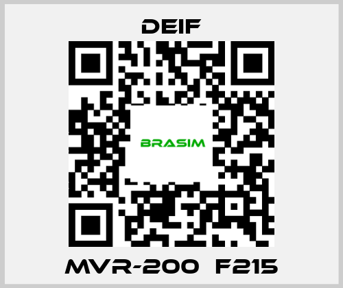 Deif-MVR-200  F215 price