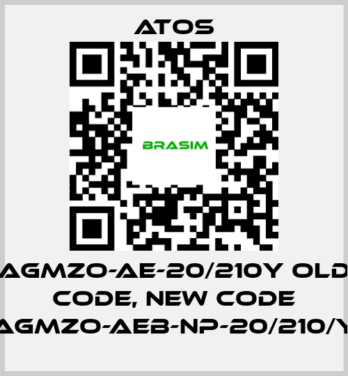 Atos-AGMZO-AE-20/210Y old code, new code AGMZO-AEB-NP-20/210/Y price