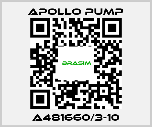 Apollo pump-A481660/3-10 price