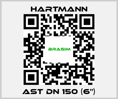 Hartmann-AST DN 150 (6") price