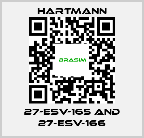 Hartmann-27-ESV-165 and 27-ESV-166 price