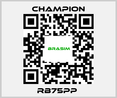 Champion-RB75PP  price