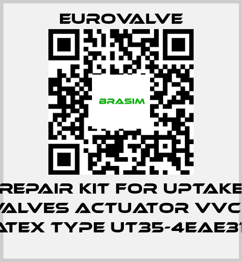 Eurovalve-REPAIR KIT FOR UPTAKE VALVES ACTUATOR VVC / ATEX TYPE UT35-4EAE31  price