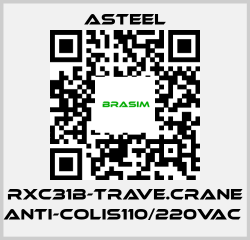 ASTEEL-RXC31B-TRAVE.CRANE ANTI-COLIS110/220VAC  price