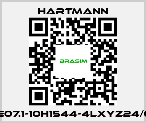 Hartmann-WE07.1-10H1544-4LXYZ24/0H price