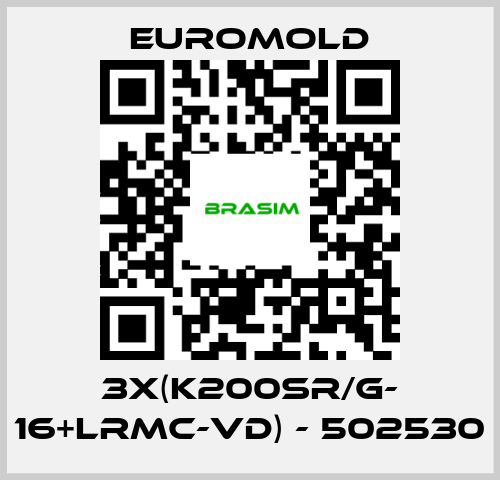 EUROMOLD-3x(K200SR/G- 16+LRMC-VD) - 502530 price