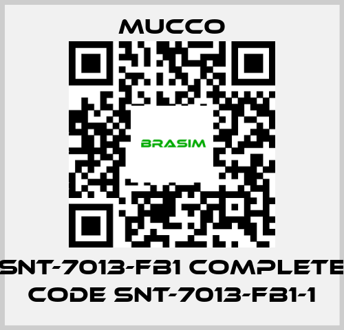 mucco-SNT-7013-FB1 complete code SNT-7013-FB1-1 price