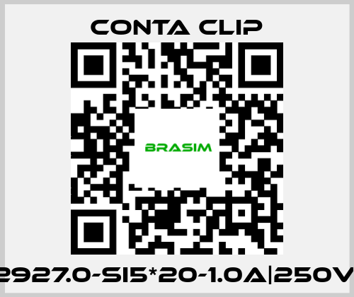 Conta Clip-2927.0-SI5*20-1.0A|250V| price