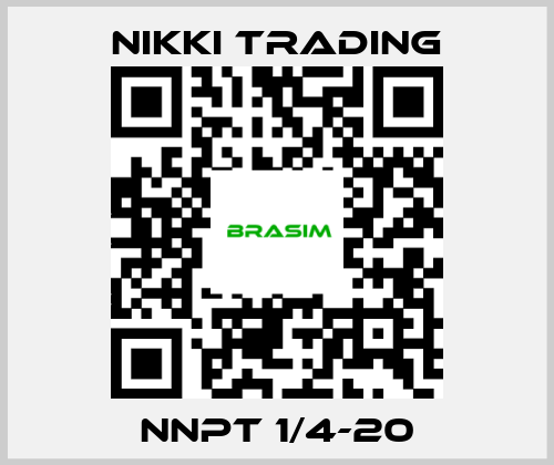 NIKKI TRADING-NNPT 1/4-20 price