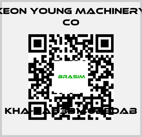 Keon Young Machinery Co-KHA-CA63B140B50AB price