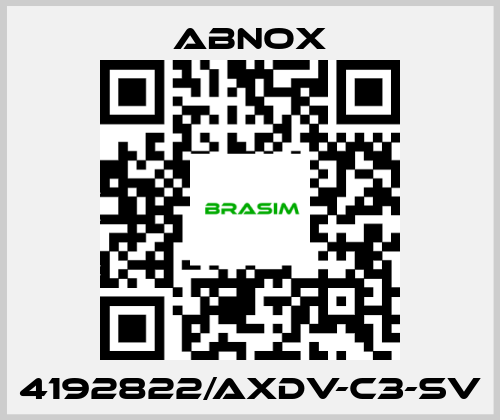 ABNOX-4192822/AXDV-C3-SV price