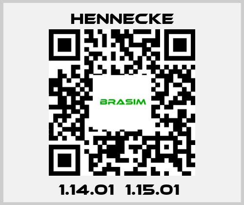 Hennecke-1.14.01  1.15.01  price