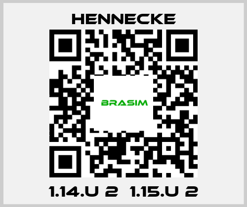 Hennecke-1.14.U 2  1.15.U 2 price