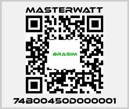 Masterwatt-74B00450D000001 price