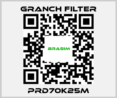 GRANCH FILTER-PRD70K25M price