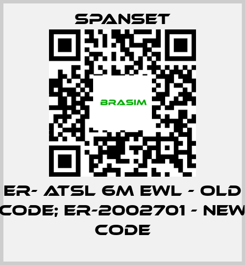 SpanSet-ER- ATSL 6m EWL - old code; ER-2002701 - new code price