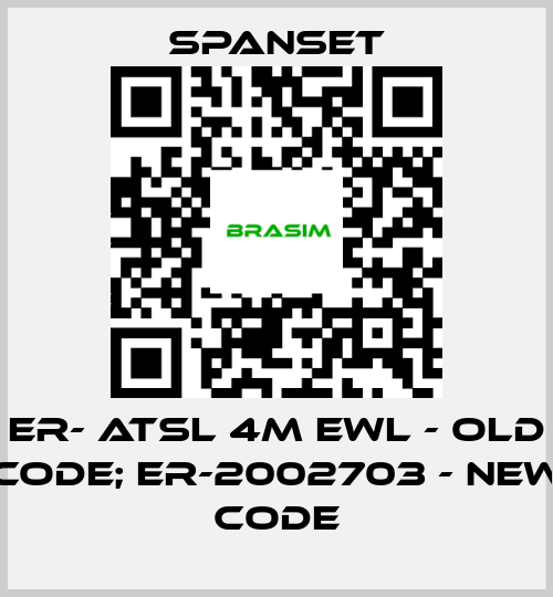 SpanSet-ER- ATSL 4m EWL - old code; ER-2002703 - new code price