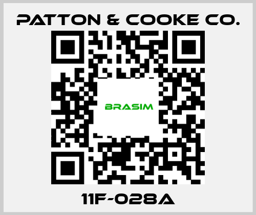 Patton & Cooke Co.-11F-028A price