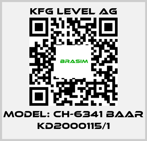 KFG Level AG-Model: CH-6341 Baar KD2000115/1 price