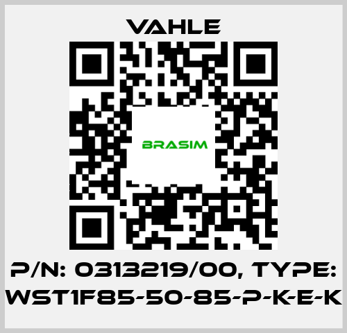 Vahle-P/n: 0313219/00, Type: WST1F85-50-85-P-K-E-K price