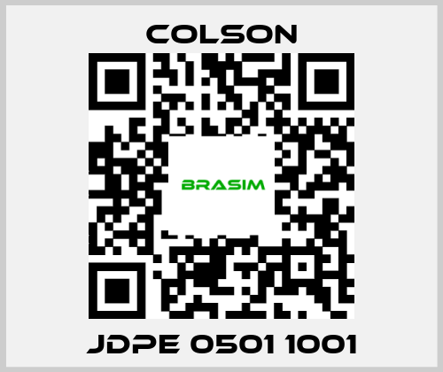 Colson-JDPE 0501 1001 price