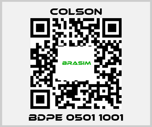 Colson-BDPE 0501 1001 price