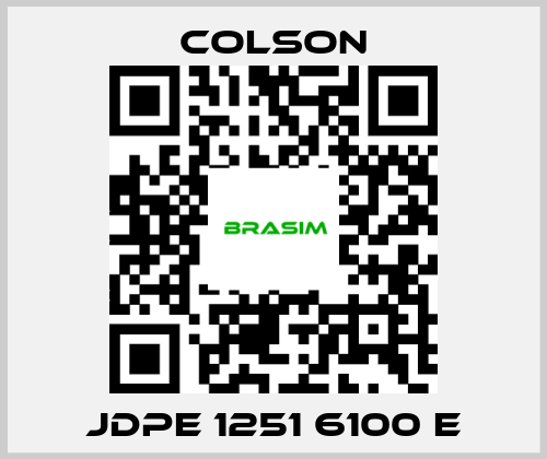 Colson-JDPE 1251 6100 E price