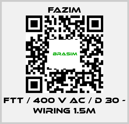 Fazim-FTT / 400 V AC / D 30 - WIRING 1.5M price