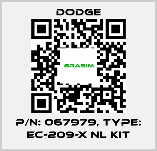 Dodge-p/n: 067979, Type: EC-209-X NL KIT price