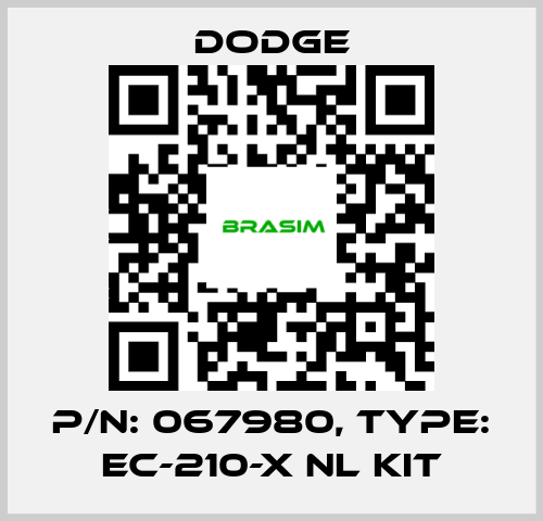 Dodge-p/n: 067980, Type: EC-210-X NL KIT price