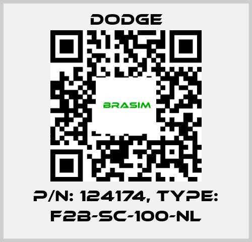 Dodge-p/n: 124174, Type: F2B-SC-100-NL price