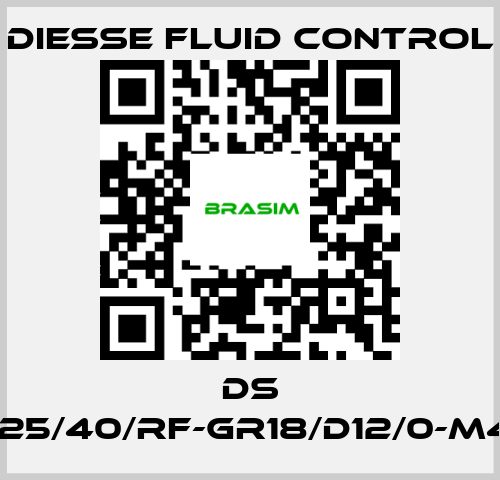 DIESSE Fluid Control-DS LG-RBR17-25/40/RF-GR18/D12/0-M420-CS/CS price