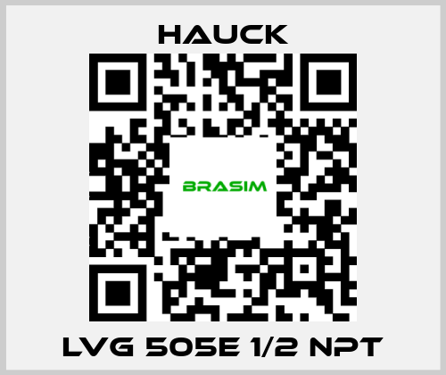 HAUCK-LVG 505E 1/2 NPT price