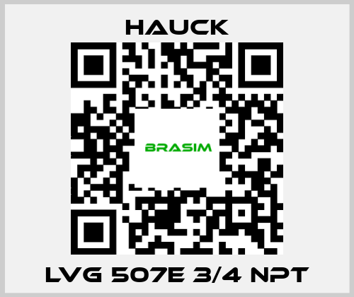 HAUCK-LVG 507E 3/4 NPT price