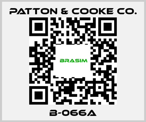 Patton & Cooke Co.-B-066A price