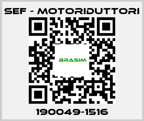 SEF - MOTORIDUTTORI-190049-1516 price