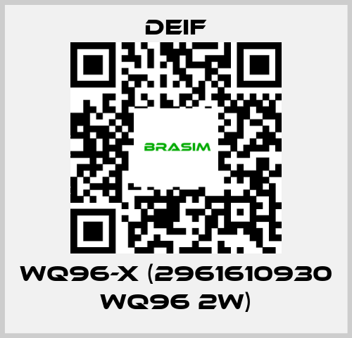 Deif-WQ96-x (2961610930 WQ96 2W) price