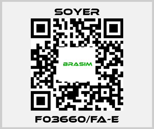 Soyer-F03660/FA-E price