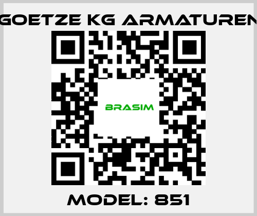 Goetze KG Armaturen-Model: 851 price