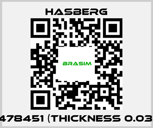 Hasberg-478451 (thickness 0.03) price