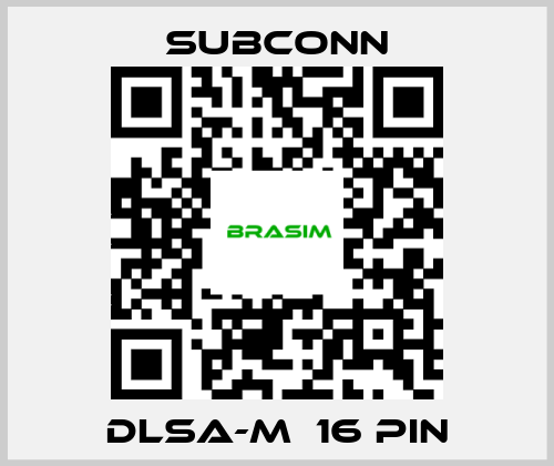 SubConn-DLSA-M  16 pin price