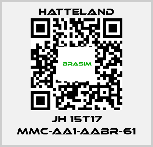 HATTELAND-JH 15T17 MMC-AA1-AABR-61 price