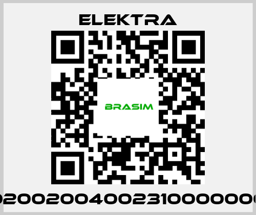 ELEKTRA-02002004002310000000 price