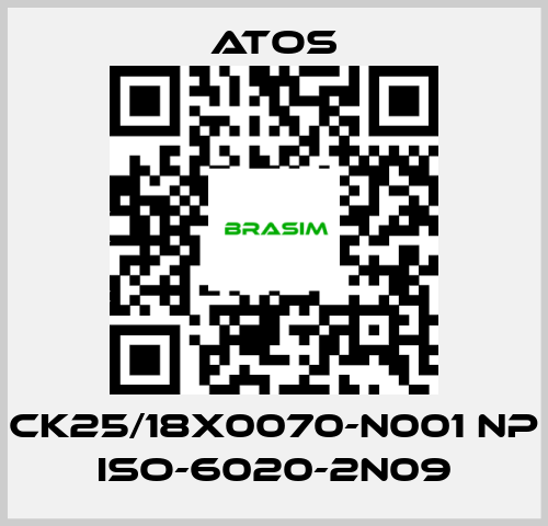 Atos-CK25/18X0070-N001 NP ISO-6020-2N09 price