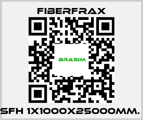 Fiberfrax-SFH 1X1000X25000MM.  price