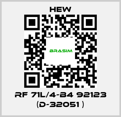 HEW-RF 71L/4-B4 92123 (D-32051 ) price