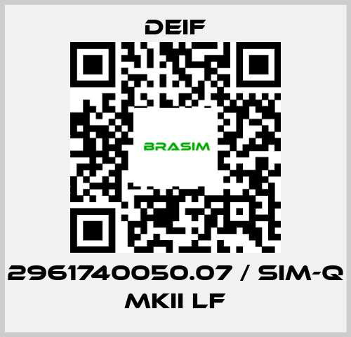 Deif-2961740050.07 / SIM-Q MKII LF price